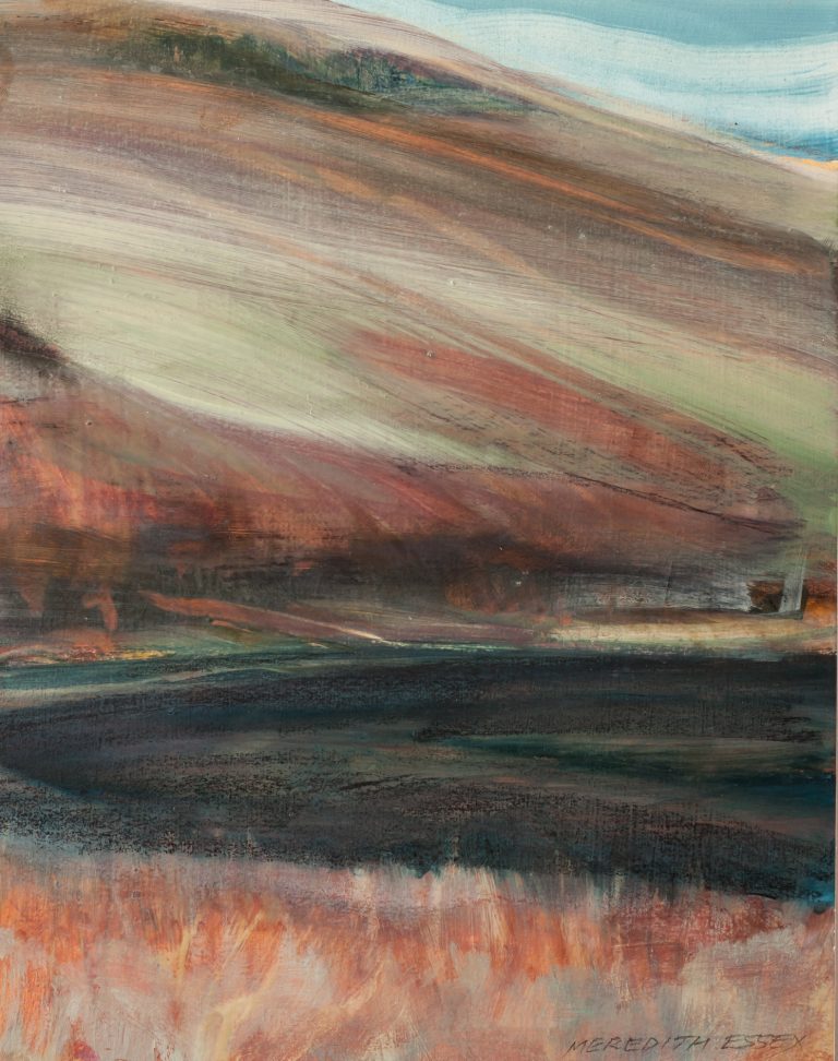 The Empty Hill 9½x7½, oil on panel