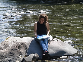 meredith at sol duc river